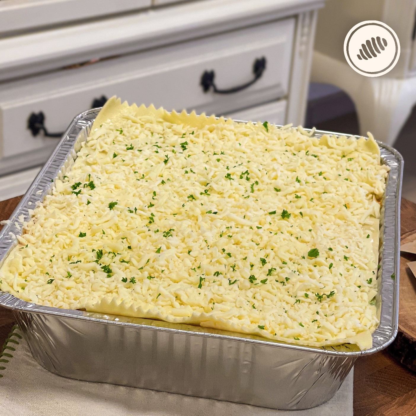 CATERING - LASAGNA PARA 8 SERV.
