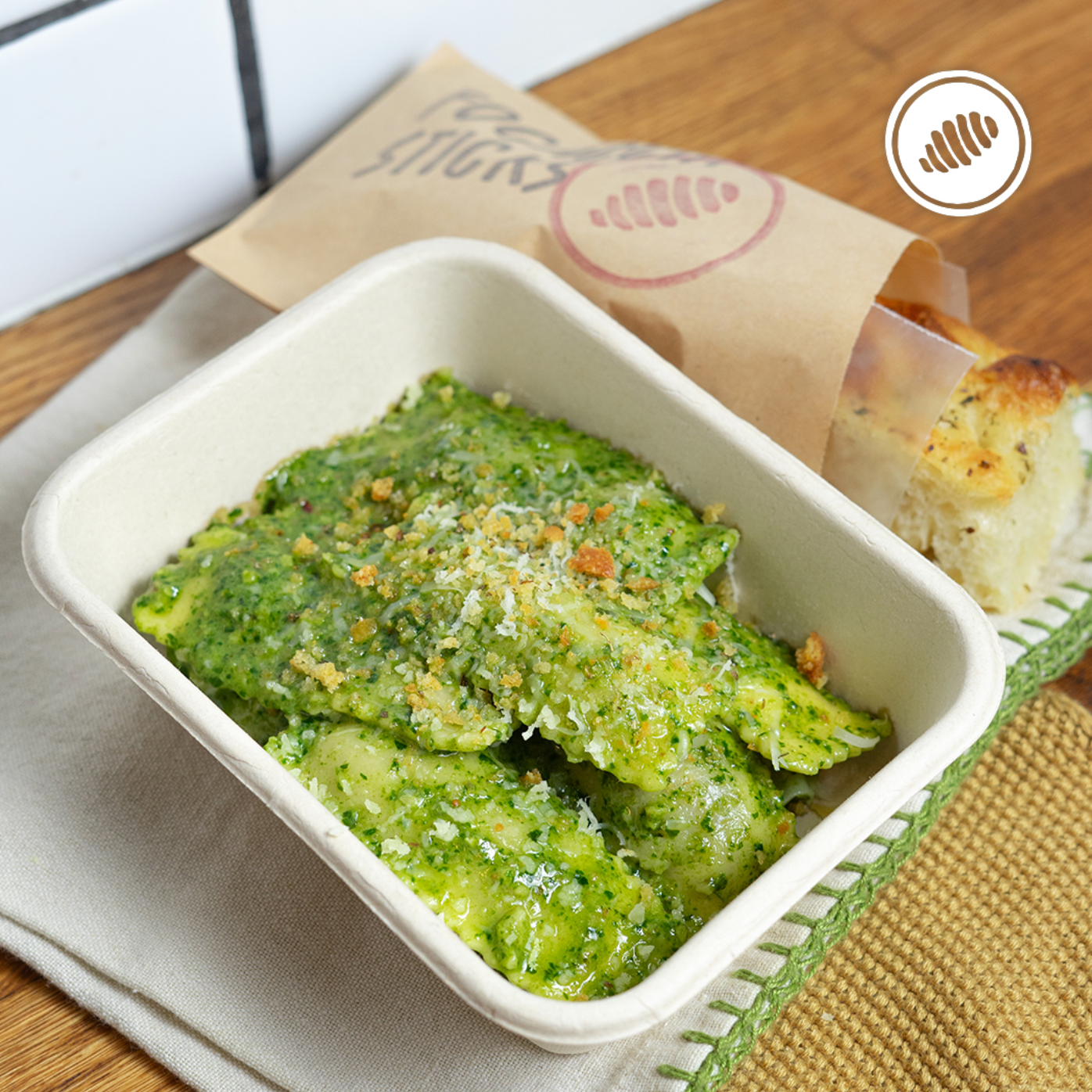 RTE - CANELOTTI PATAGÓNICO AL PESTO (LAMB)