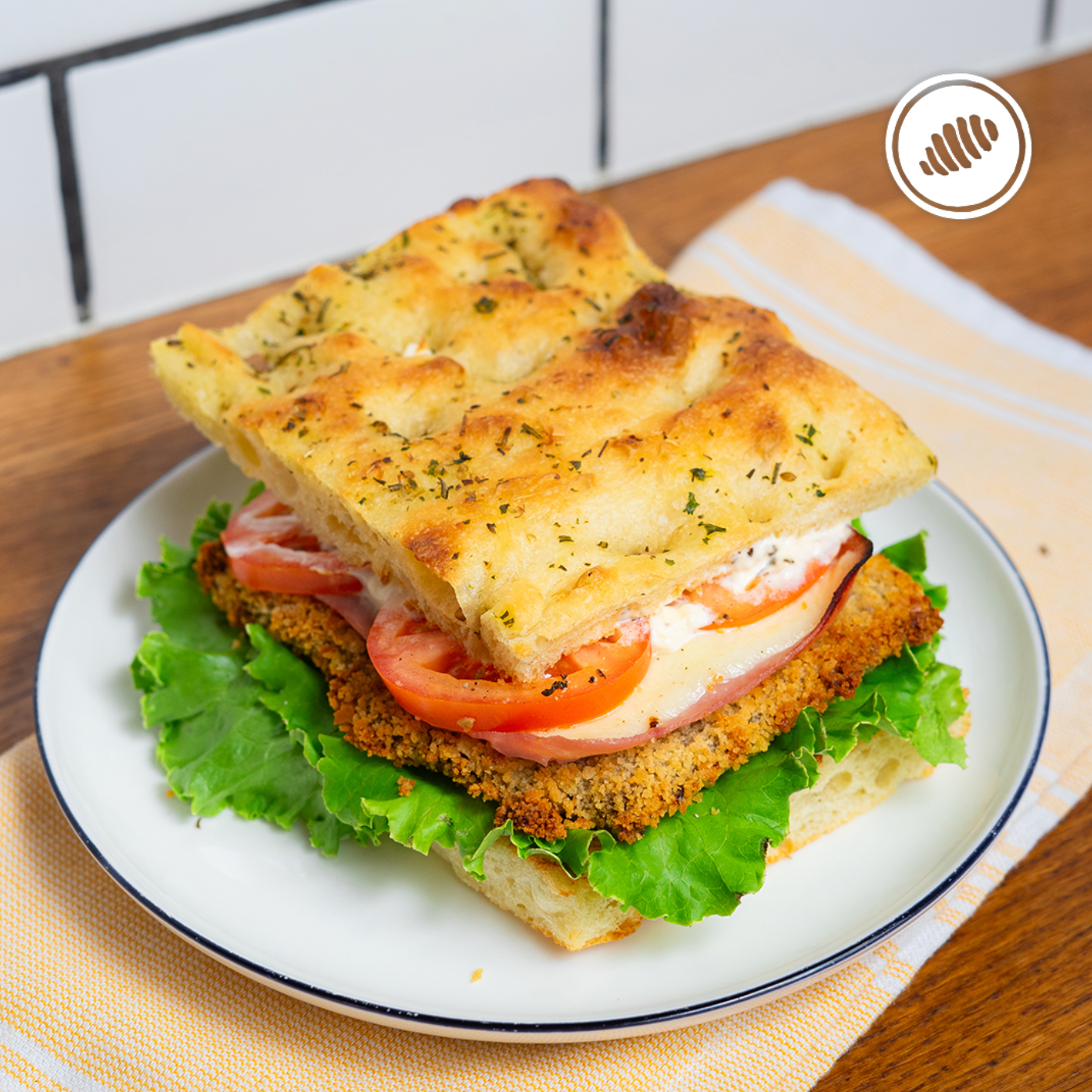 RTE - FOCACCIA SANDWICH MILANESA (BEEF)