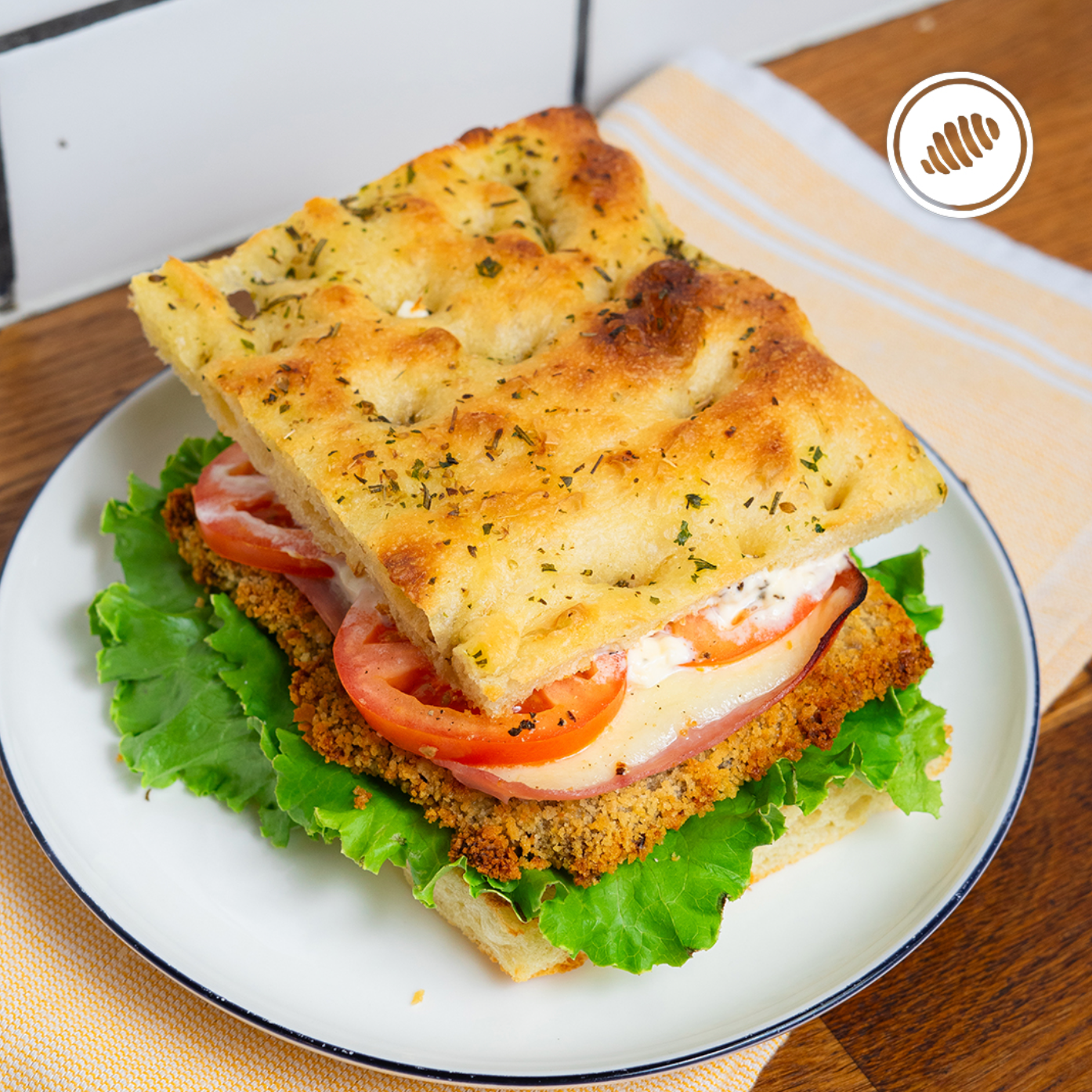 RTE - FOCACCIA SANDWICH MILANESA (BEEF)