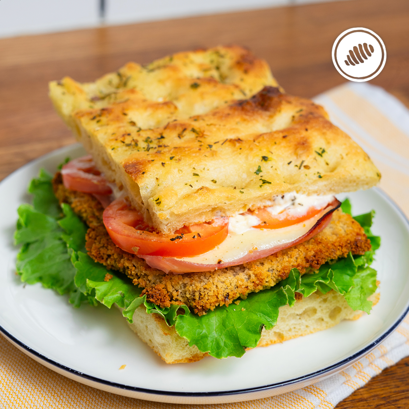 RTE - FOCACCIA SANDWICH MILANESA (BEEF)