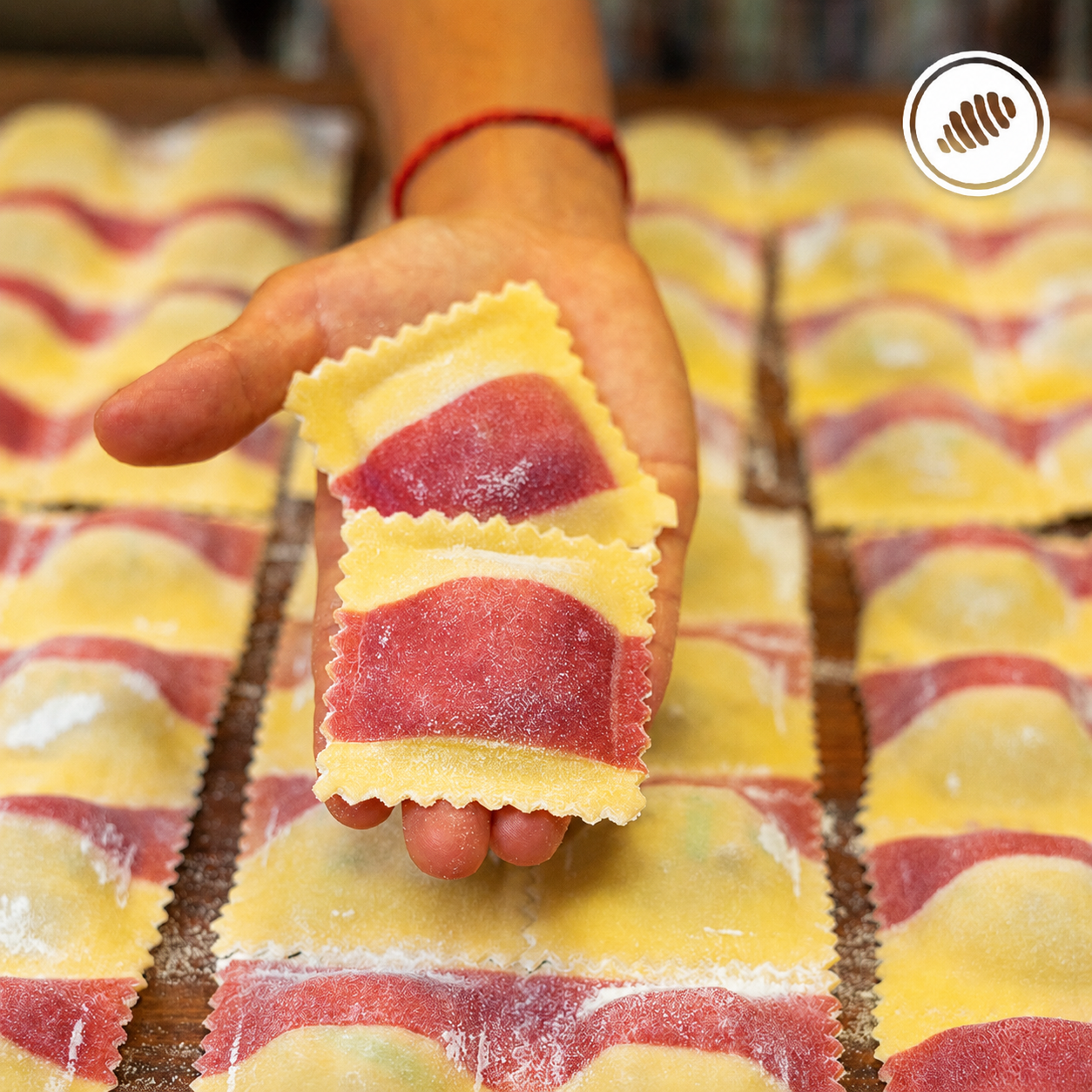 RAVIOLÓN CHORIZO & MANCHEGO