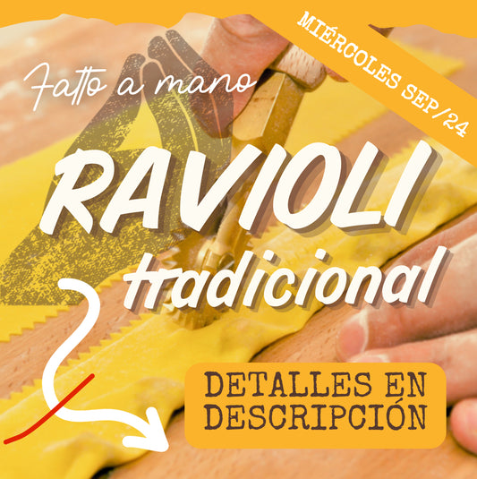 FAM - RAVIOLI MIÉRCOLES 24/SEP (6:30-8:30pm)