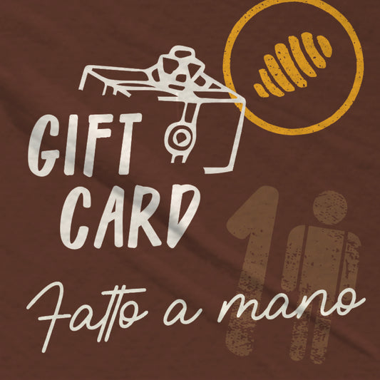 GIFT CARD - FATTO A MANO (TICKET INDIVIDUAL)