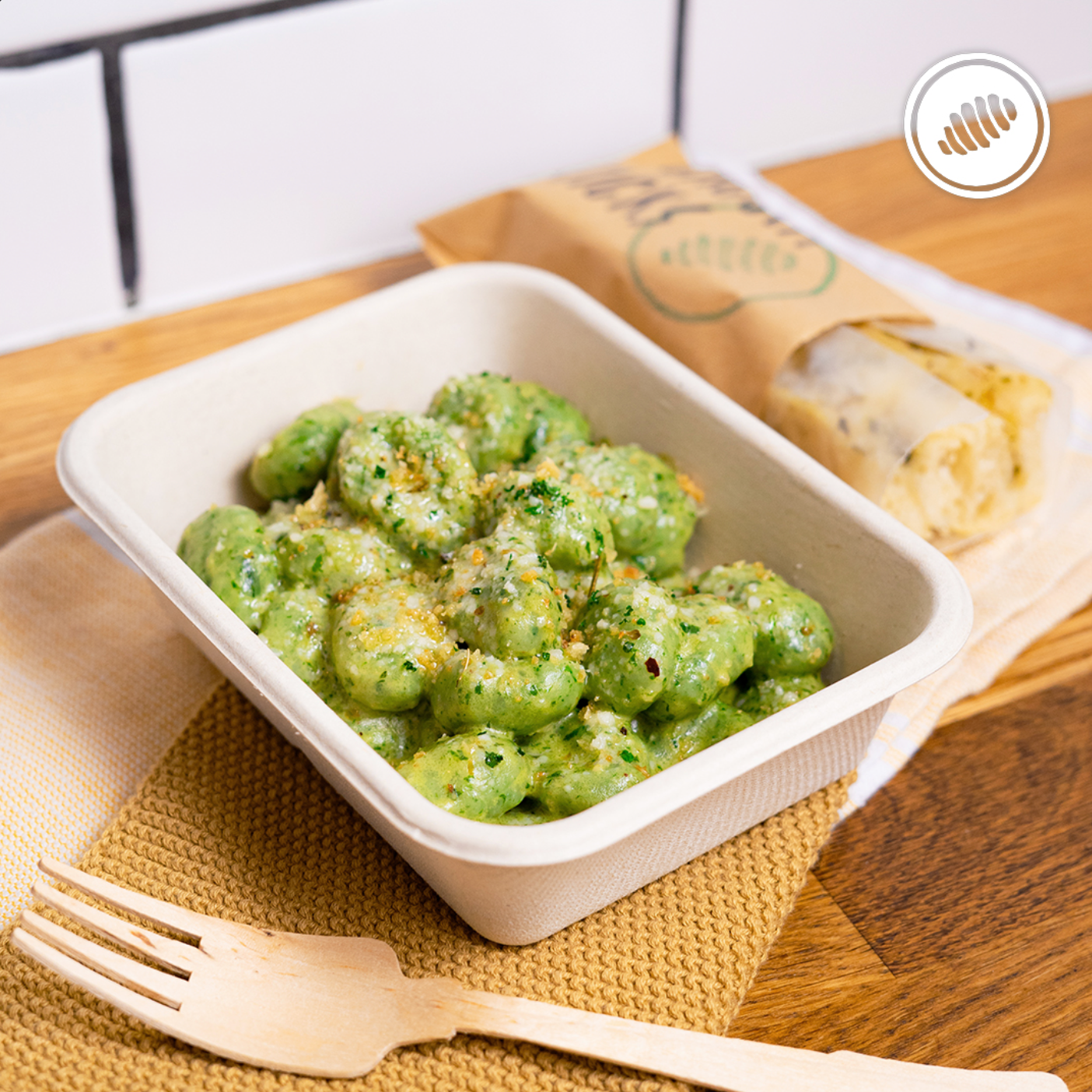 RTE - ÑOQUI ESPINACAS & CREAMY PESTO