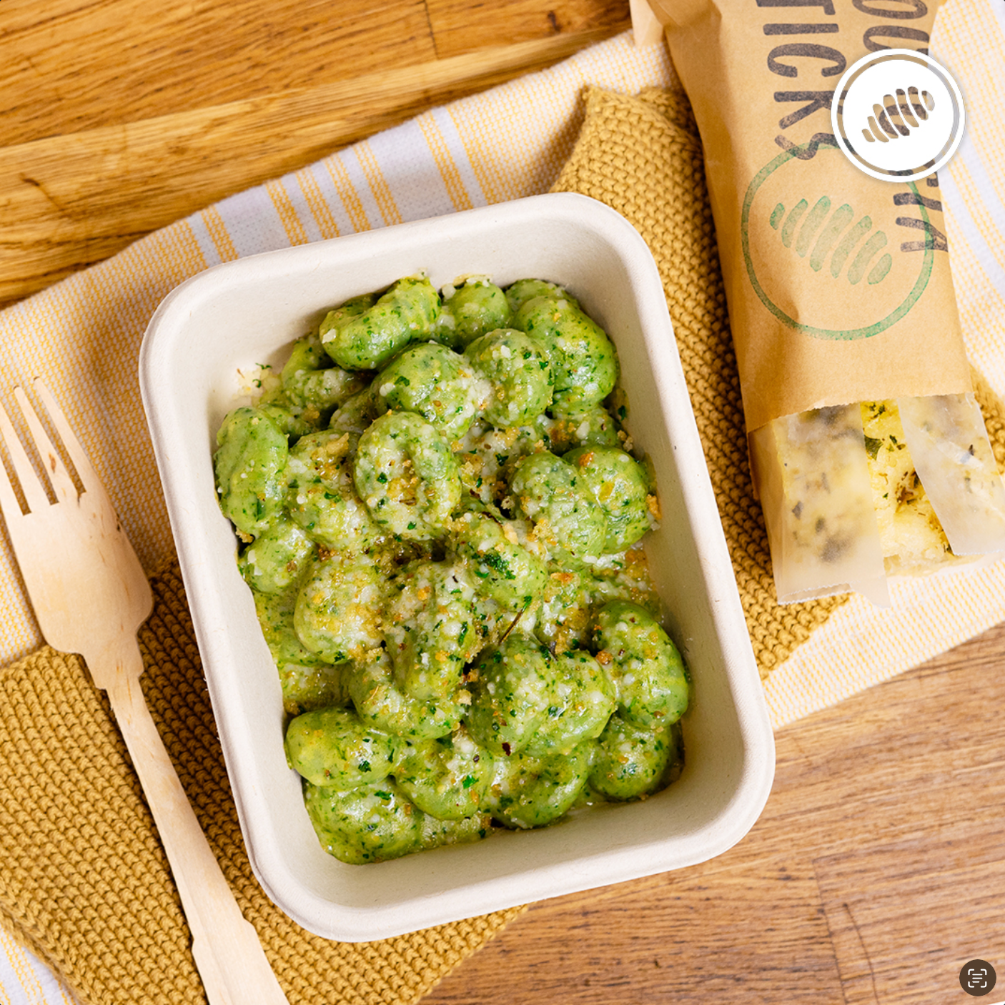 RTE - ÑOQUI ESPINACAS & CREAMY PESTO