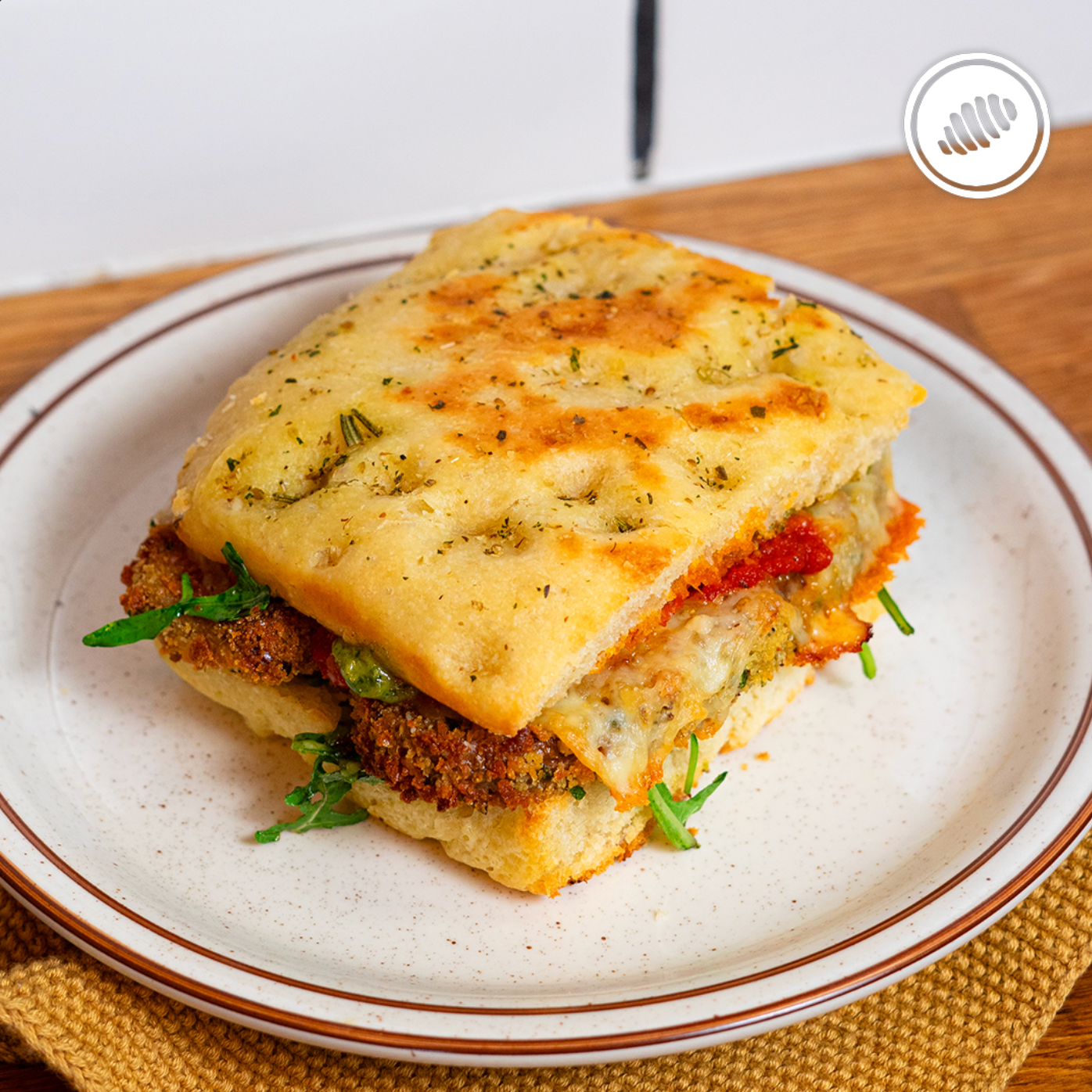 RTE - FOCACCIA SANDWICH BERENJENA PARMIGIANA