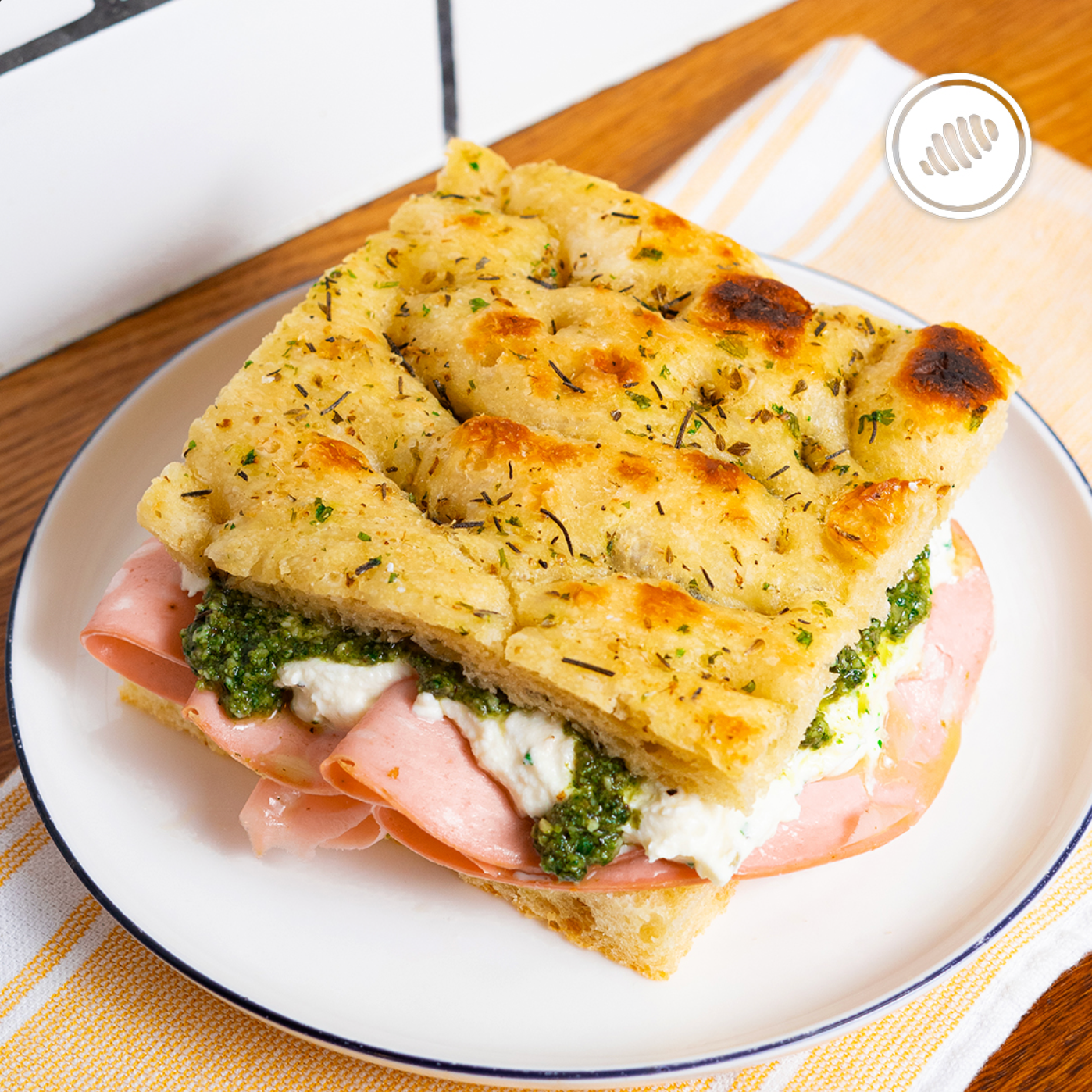 RTE -  FOCACCIA SANDWICH MORTADELLA 🇮🇹