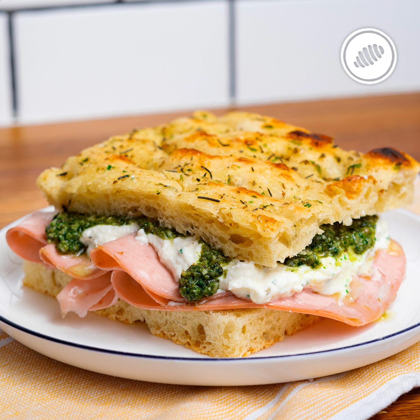 RTE -  FOCACCIA SANDWICH MORTADELLA 🇮🇹