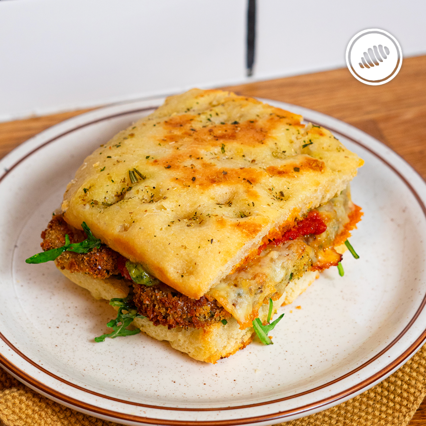 RTE - FOCACCIA SANDWICH BERENJENA PARMIGIANA