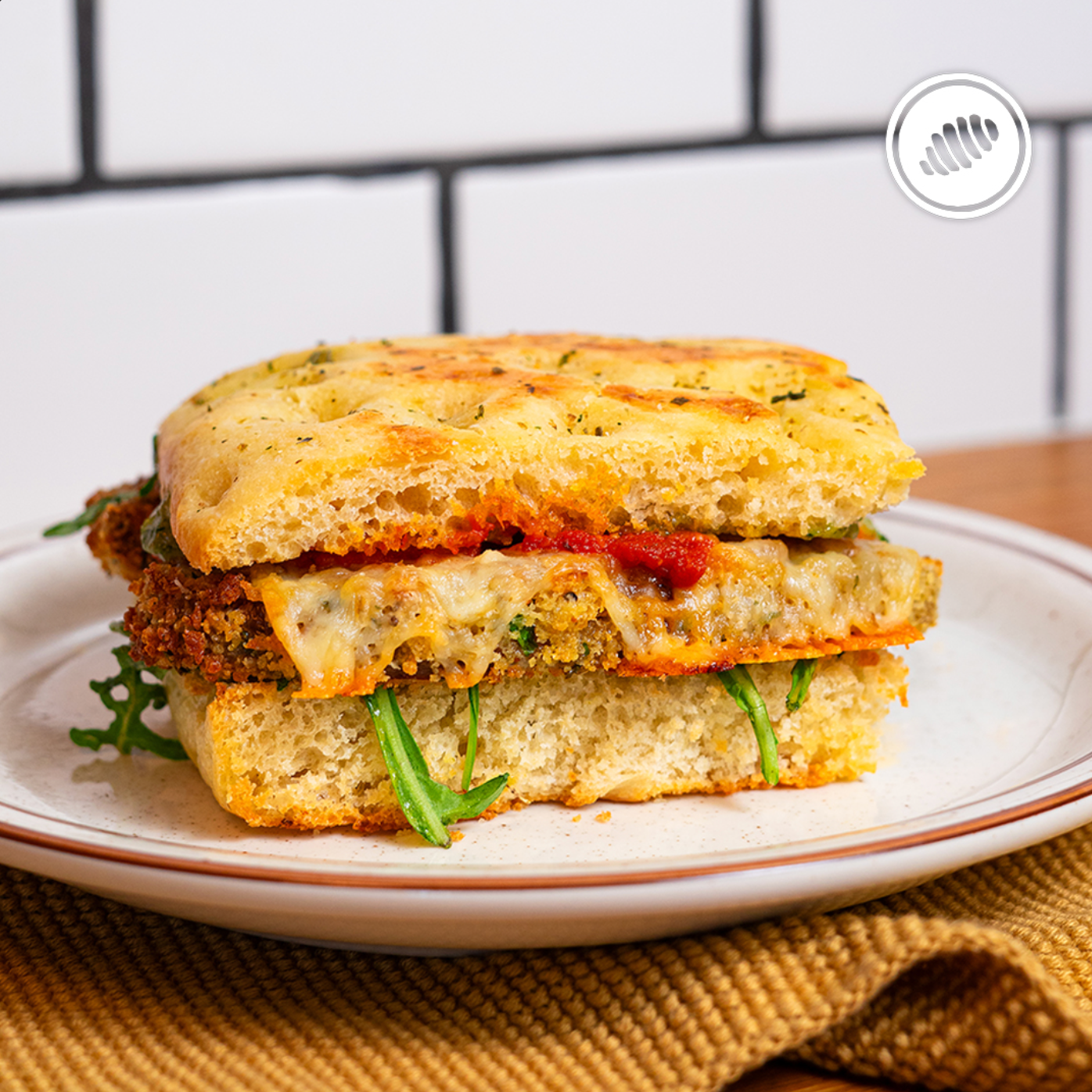 RTE - FOCACCIA SANDWICH BERENJENA PARMIGIANA