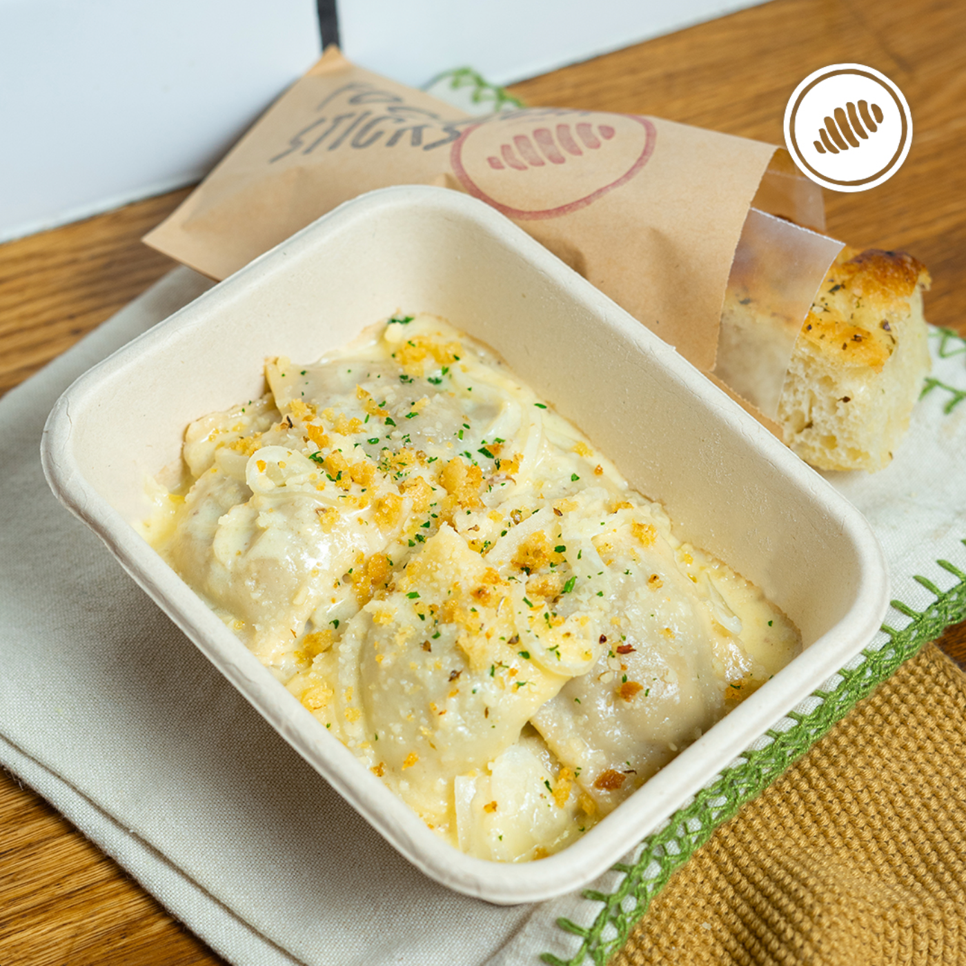 RTE - RAVIOLI MUSHROOMS & ONION CREAM